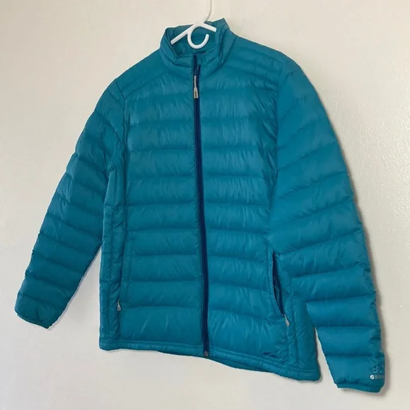 Women's Teal Puffer Jacket - Picture 2 of 15